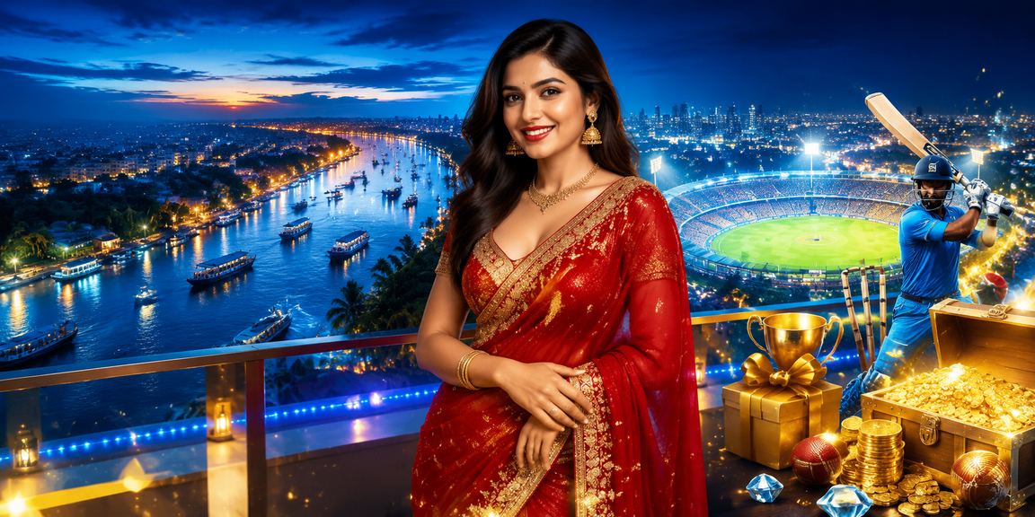বরিশালে শাড়িতে ক্রিকেট বেটিং উপভোগ করছেন একজন ব্যবহারকারী
