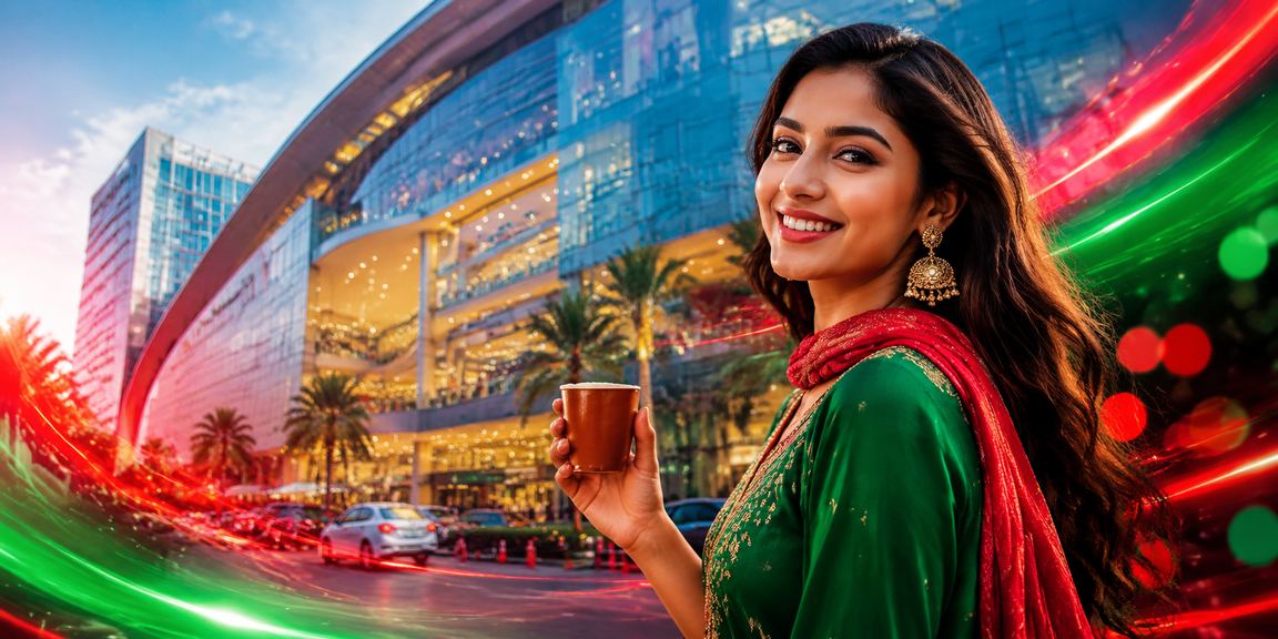 ঢাকায় লাল সবুজ থিমে মোবাইল পেমেন্ট করছেন একজন ব্যবহারকারী
