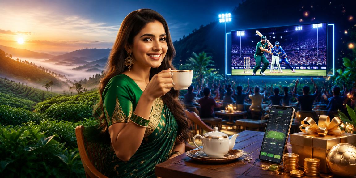 সিলেটের চা বাগানের পটভূমিতে ক্রিকেট বেটিং উপভোগ
